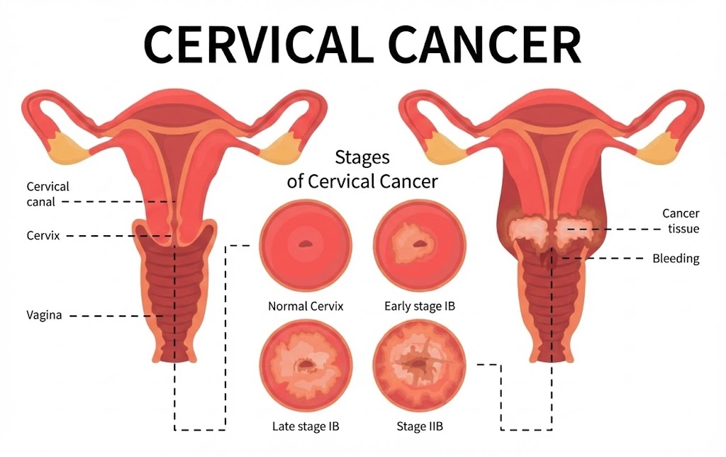 Cervical Cancer Stages
